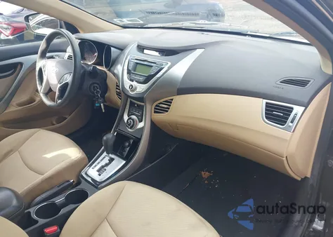 2012 Hyundai Elantra Gls z USA, uszkodzony, nr VIN 5NPDH4AE5CH131864